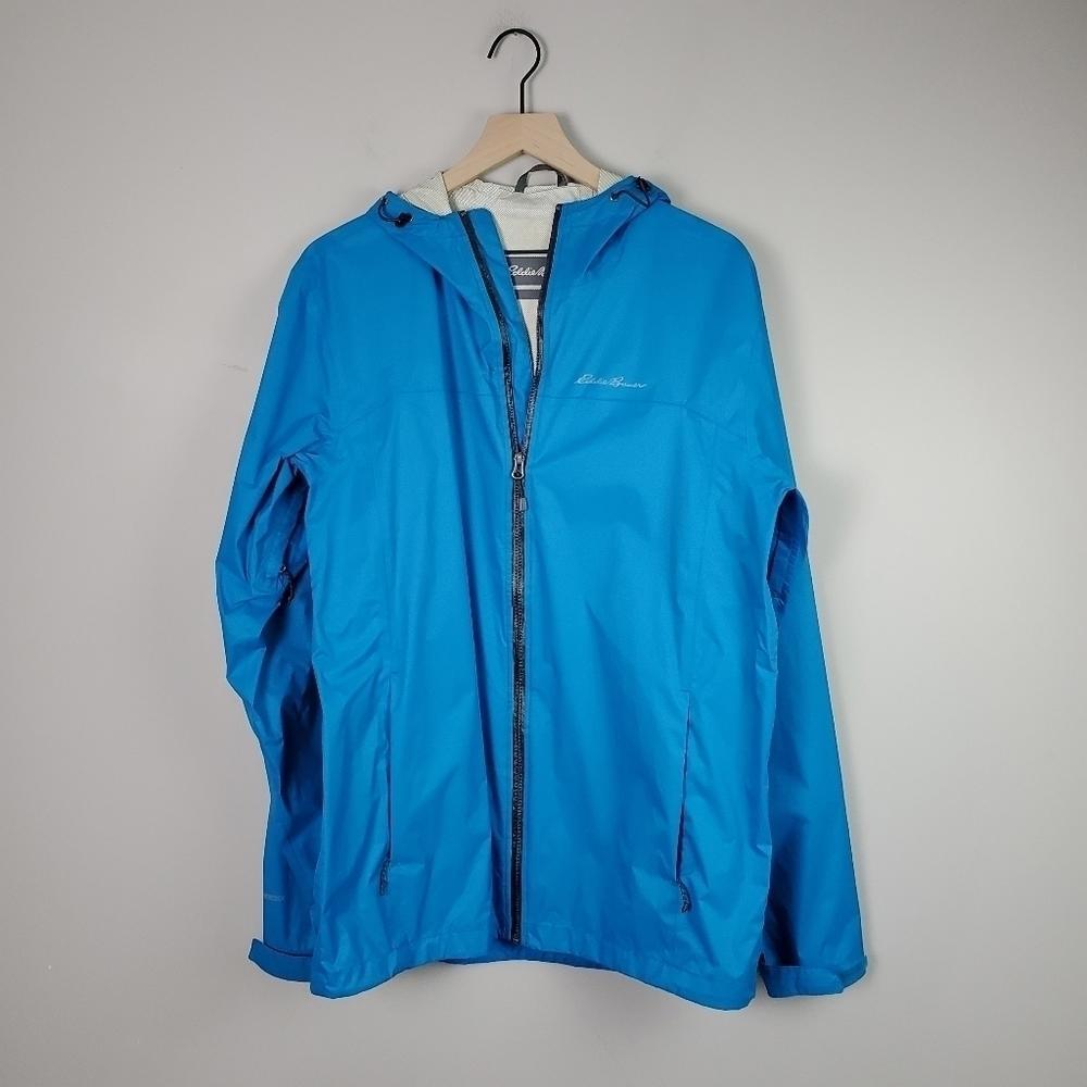 Eddie Bauer WeatherEdge Blue Zip Jacket Men TM